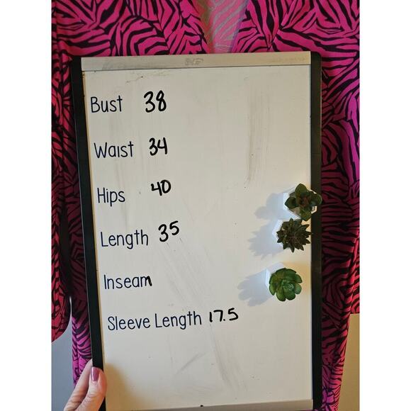 Jude Connally sz small pink purple zebra Jude Cloth mandarin collar shift dress - Picture 6 of 6